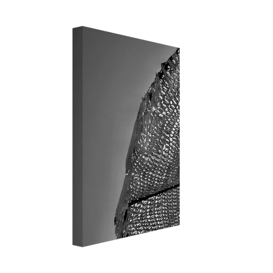 Architectural Light Study – Minimalist Black & White Abstract Wall Art, Travel Collection Studio Edition: Abstracts - Spring' 26 - CaliCuration