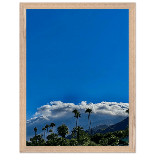 Silent Storm: Mounted Wooden Framed Poster – Desert Calm Photo from the California Poster Art - Studio Edition: Spring' 26 - CaliCuration