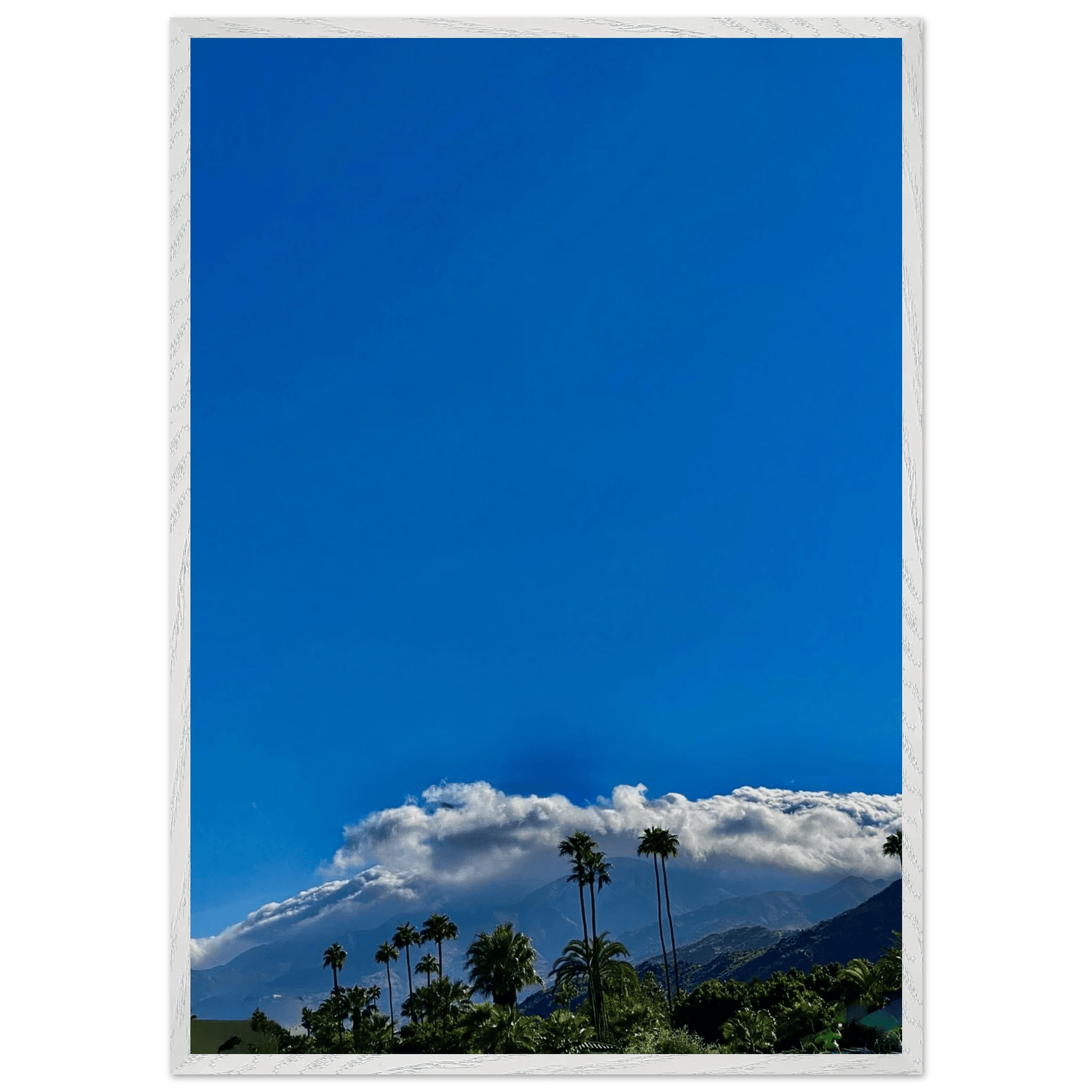 Silent Storm: Mounted Wooden Framed Poster – Desert Calm Photo from the California Poster Art - Studio Edition: Spring' 26 - CaliCuration