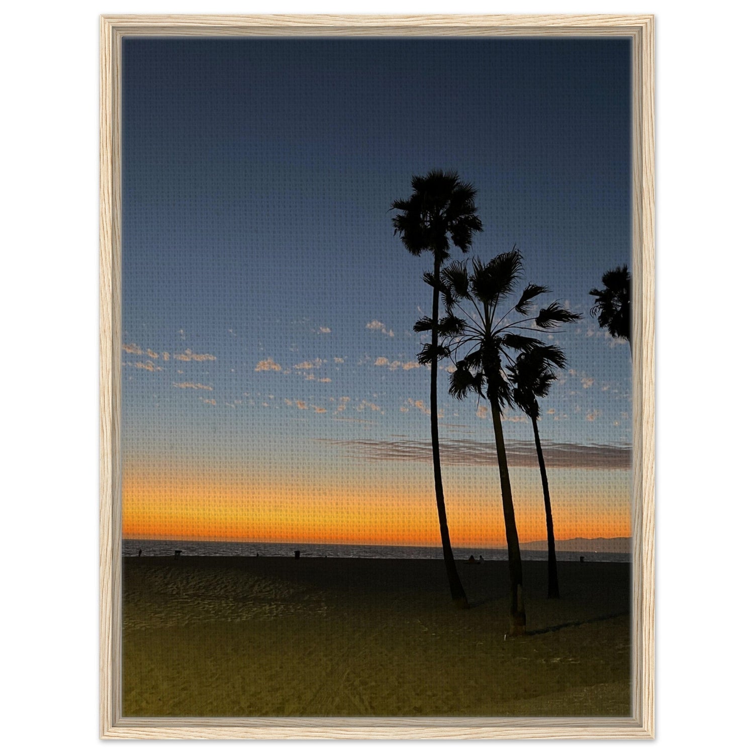 VENICE SUNSET WALL Art, Sunset Wall Art, California Venice Beach Wall Hanging Decoration Wall Art Canvas Print, Wall Hanging Print Art - CaliCuration