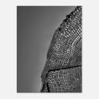 Black and white abstract canvas wall art from My Store's Architectural Light Study travel collection, minimalist modern print.