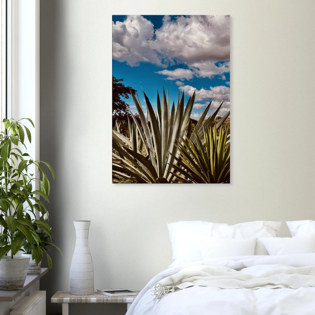 Oaxaca Desert canvas artwork featuring mezcal plantation, part of the Spring' 26 travel collection by My Store.