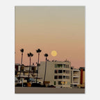 California beach wall art print by My Store, featuring Moody SoCal SoCal BEACH bedroom wall hanging on canvas.