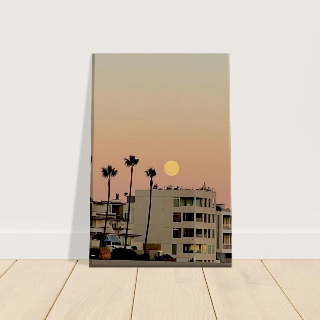 California canvas wall art print featuring a SoCal beach scene, perfect for bedroom wall decor, by My Store.