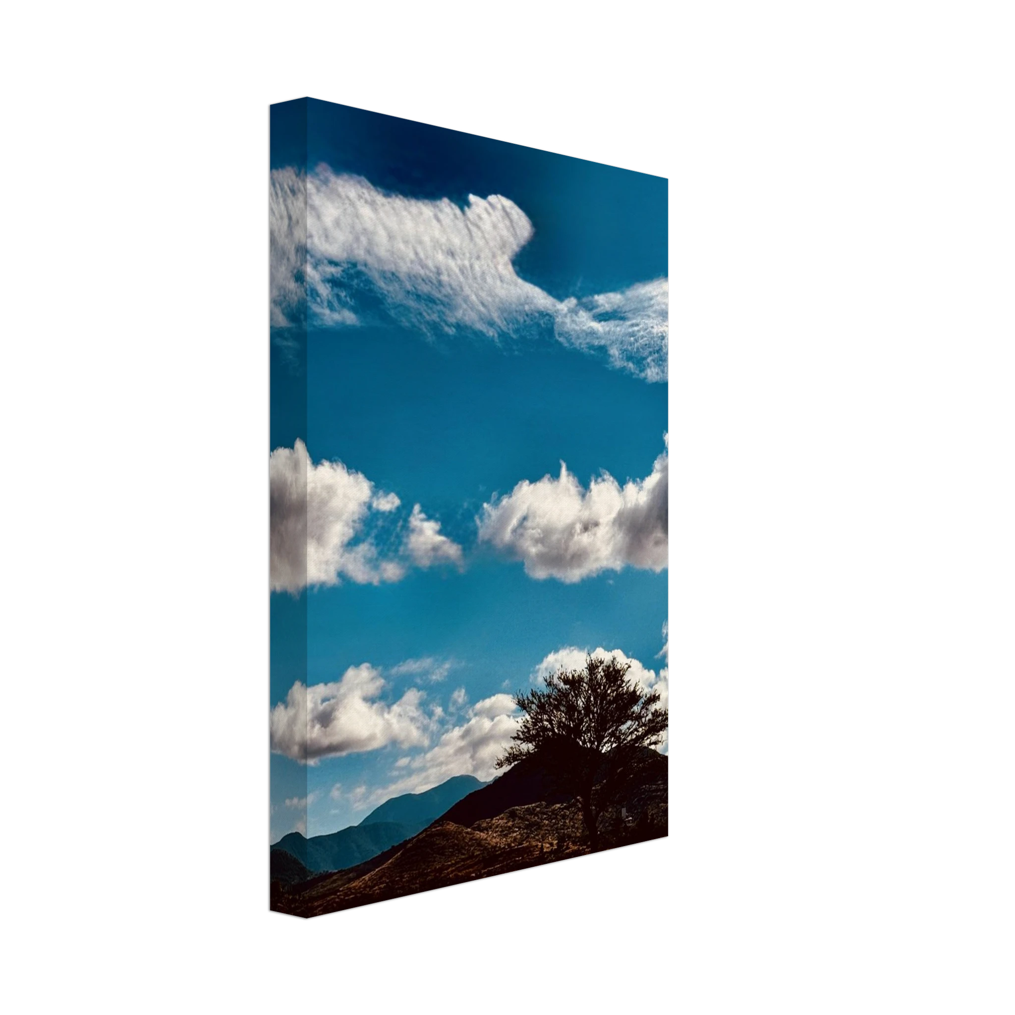 Oaxaca Mountains canvas artwork featuring vibrant landscapes from Mexico, part of the Studio Edition Spring '26 travel collection.