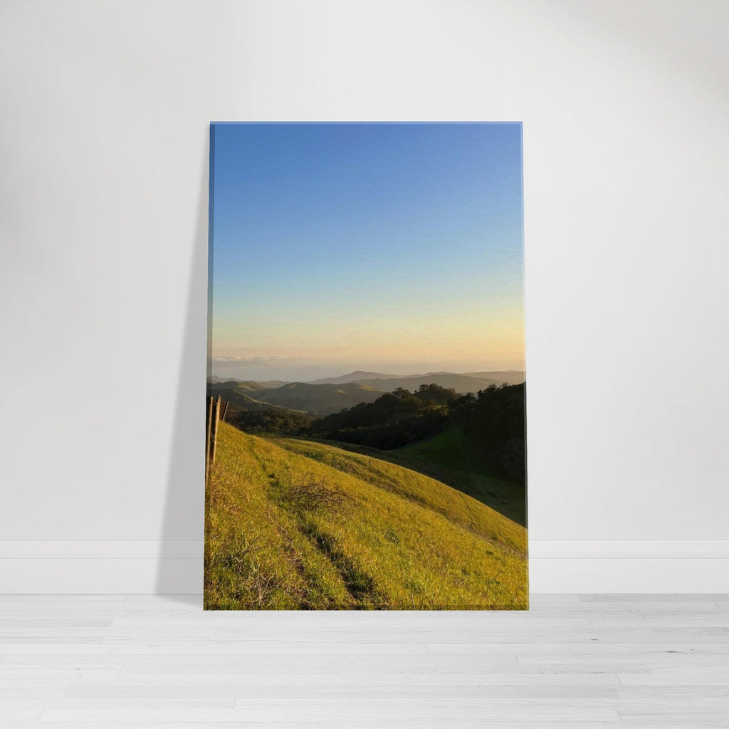 California canvas wall art featuring a Central Coast sunset print, studio edition, ideal for coastal home decor.