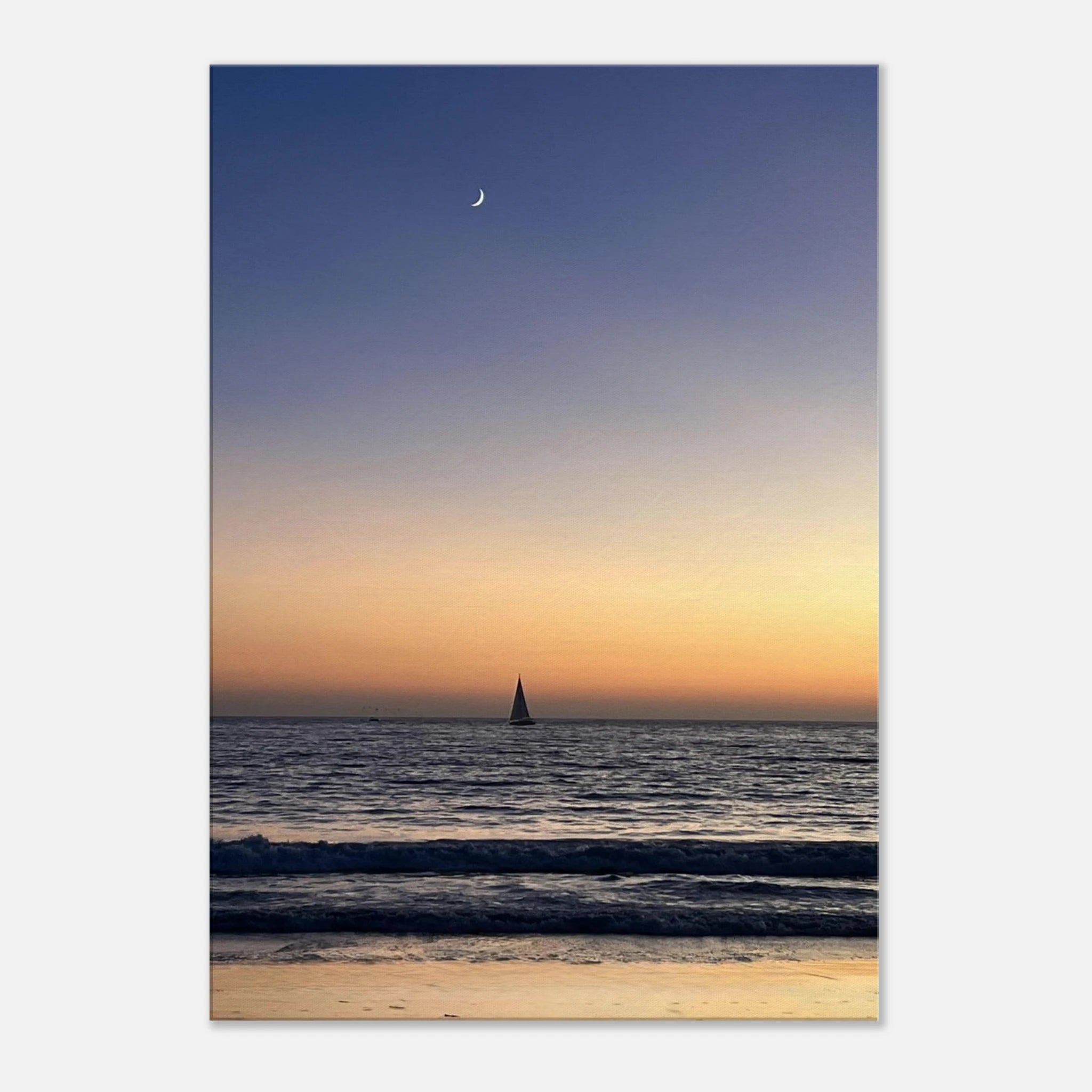 SoCal Fall Sunset canvas print by My Store featuring a vibrant California sunset scene with warm autumn colors.