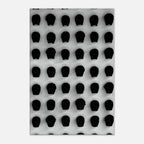 Black and white monochrome skull grid canvas wall art, minimalist statement photography print from the Travel Collection Studio Edition.
