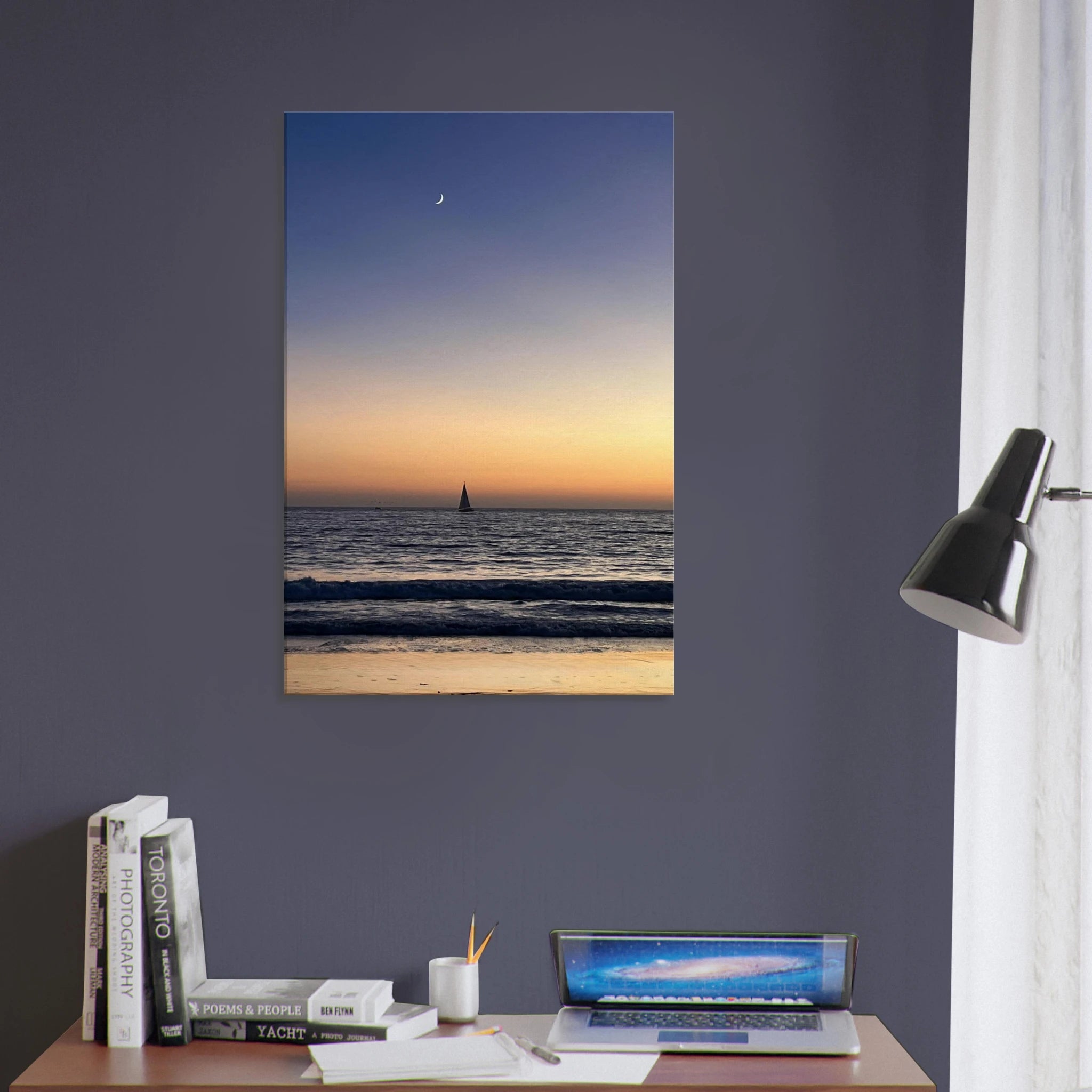 SoCal Fall Sunset canvas print by My Store featuring vibrant autumn colors and a serene sunset scene on high-quality canvas material.
