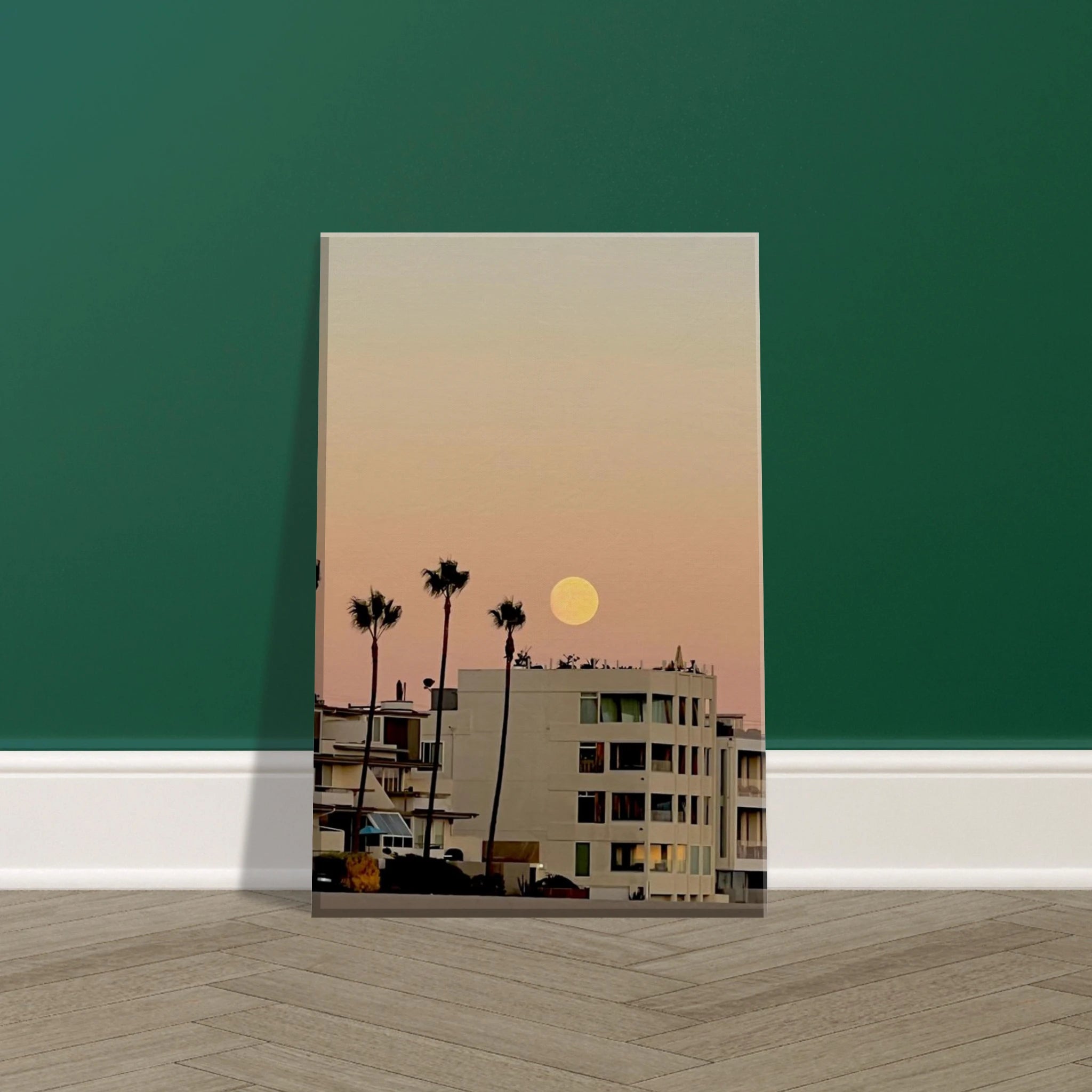 California canvas beach wall art print featuring SoCal BEACH scene, perfect for bedroom wall decor, Studio Edition by My Store