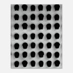 Black and white monochrome skull grid canvas wall art, minimalist statement photography from the Travel Collection Studio Edition.
