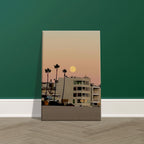 California canvas wall art print featuring a SoCal beach scene, perfect for bedroom decor, by My Store Studio Edition.