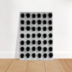 Black and white skull grid canvas wall art, minimalist statement photography print from My Store's travel collection.