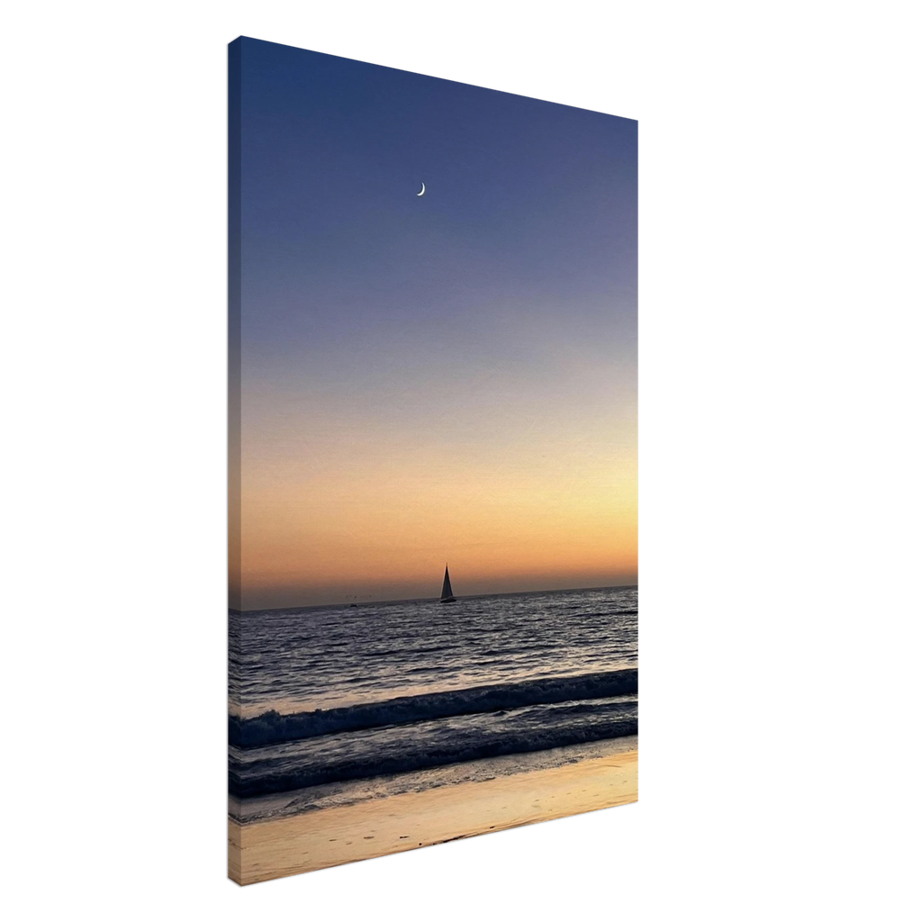 SoCal Fall Sunset canvas print by My Store showing vibrant sunset colors and California scenery in a studio edition artwork.