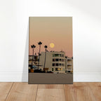 California beach wall art print by My Store, featuring a SoCal beach scene on canvas for bedroom decor.