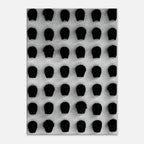 Black and white monochrome skull grid canvas wall art by My Store, featuring minimalist abstract skull photography for modern decor.