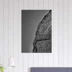 Minimalist black and white abstract canvas wall art from the Architectural Light Study Travel Collection, Studio Edition, Spring 2026.