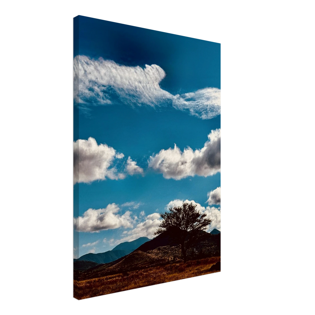 Oaxaca Mountains canvas artwork featuring vibrant colors and scenic landscapes, part of Spring '26 travel collection.