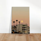 California canvas wall art print featuring a SoCal beach scene, perfect for bedroom decor, by My Store Studio Edition.