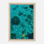 Vibrant coastal artwork print featuring tropical summer scene, framed canvas decor from the Travel Collection by My Store.