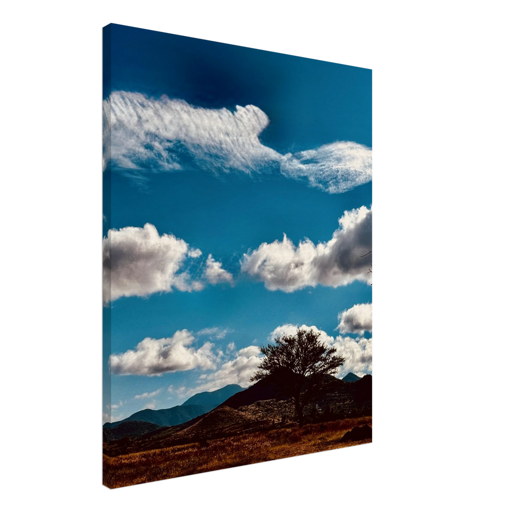 Oaxaca Mountains canvas artwork featuring vibrant colors and scenic landscapes, part of the Spring 2026 travel collection.