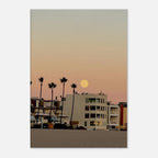 California canvas wall art print featuring a SoCal beach scene, ideal for bedroom wall hanging, by My Store.