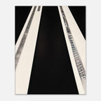 Abstract travel-themed canvas print from My Store's Studio Edition Spring 2026 collection, featuring vibrant colors and artistic design.