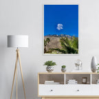 Palm Springs Cloud mounted wooden framed poster featuring California art, perfect for home decor, Studio Edition Spring 2026.