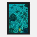 Vibrant tropical summer coastal artwork print in a frame, featuring natural beach and travel-inspired decor from the Studio Edition collection.