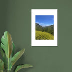 High-quality framed art print of Malibu Canyon in spring bloom wildflowers, showcasing vibrant California landscape by My Store.