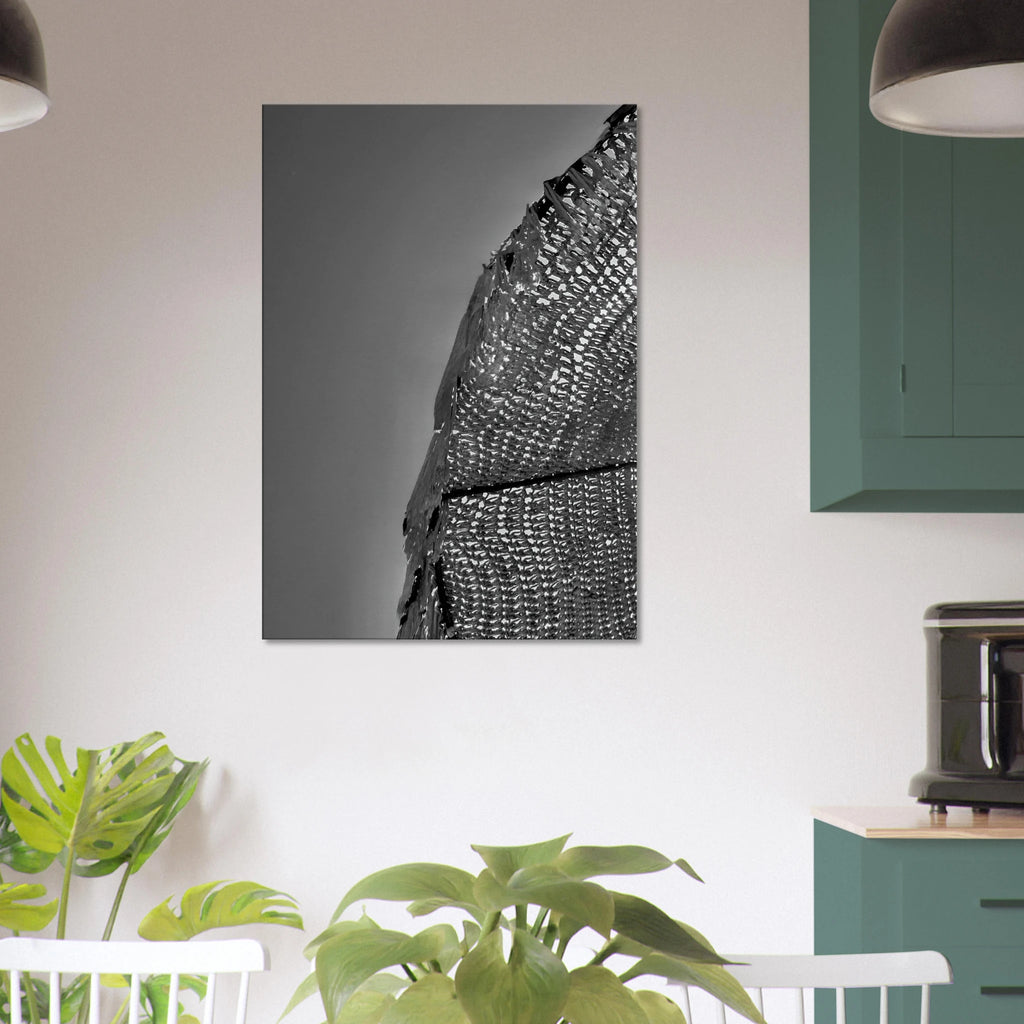 Minimalist black and white abstract canvas wall art print from My Store's Architectural Light Study Travel Collection, Spring 2026.