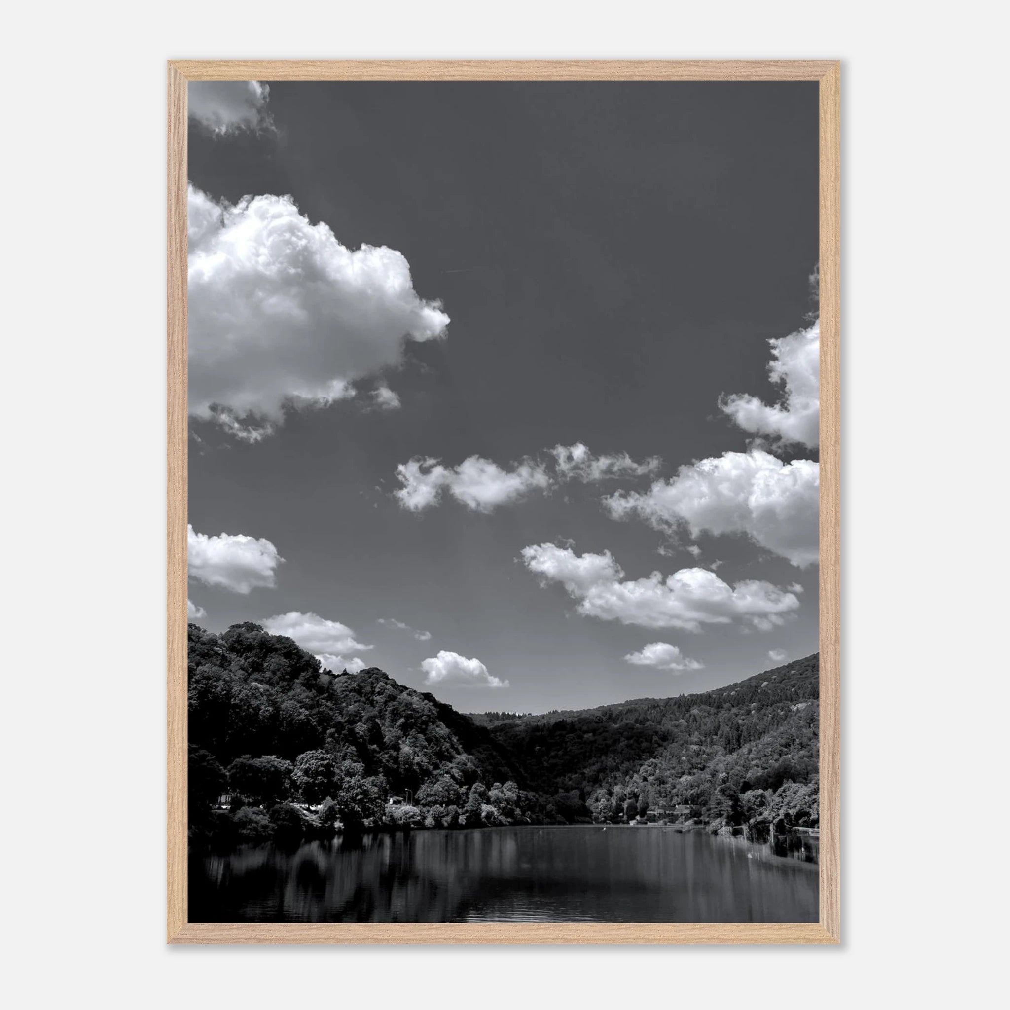 Black and white mounted framed poster of a German river view, part of the Studio Edition Spring 26 travel collection.
