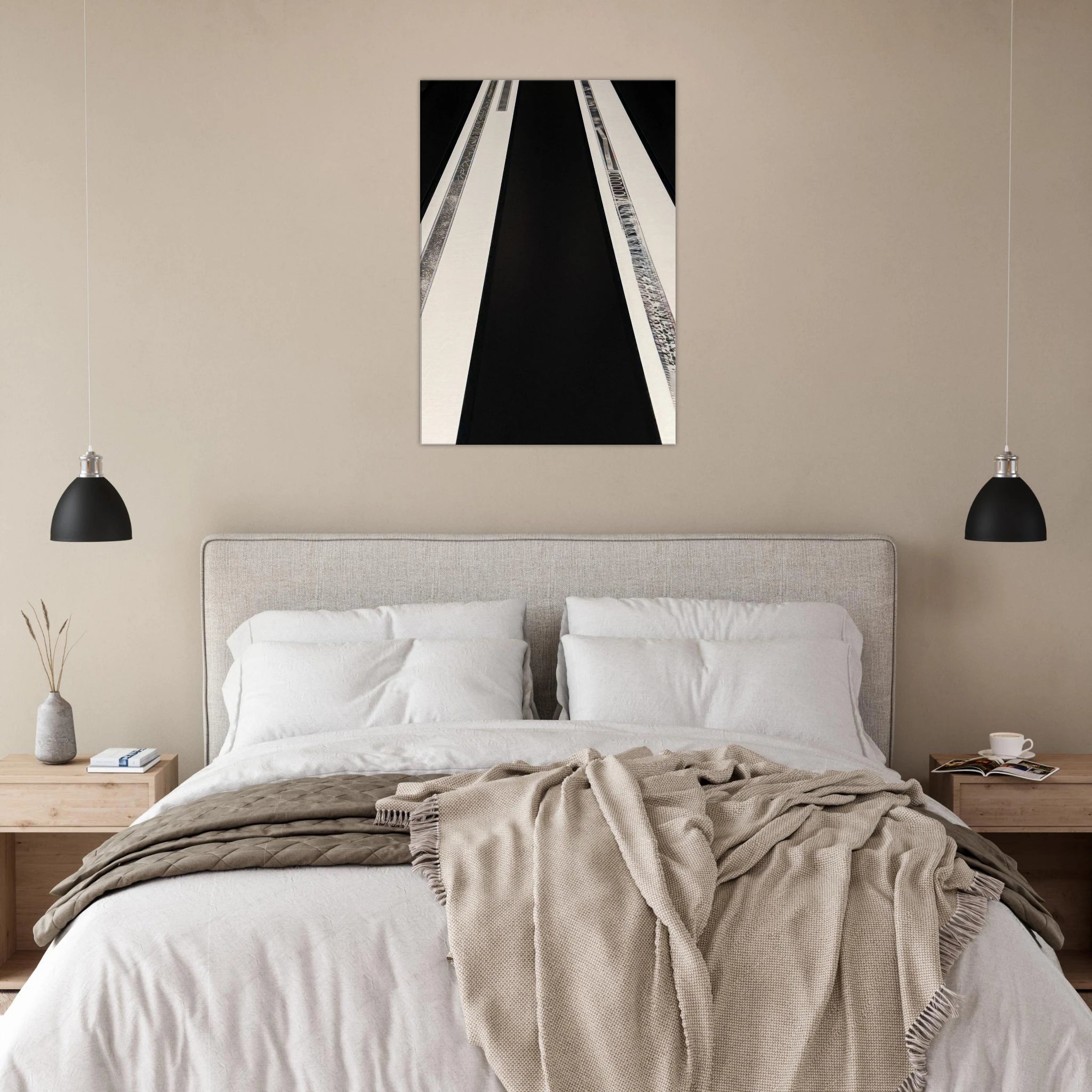 Abstract canvas print from the Travel Collection Studio Edition Spring 2026, featuring vibrant spring-inspired colors and artistic design.