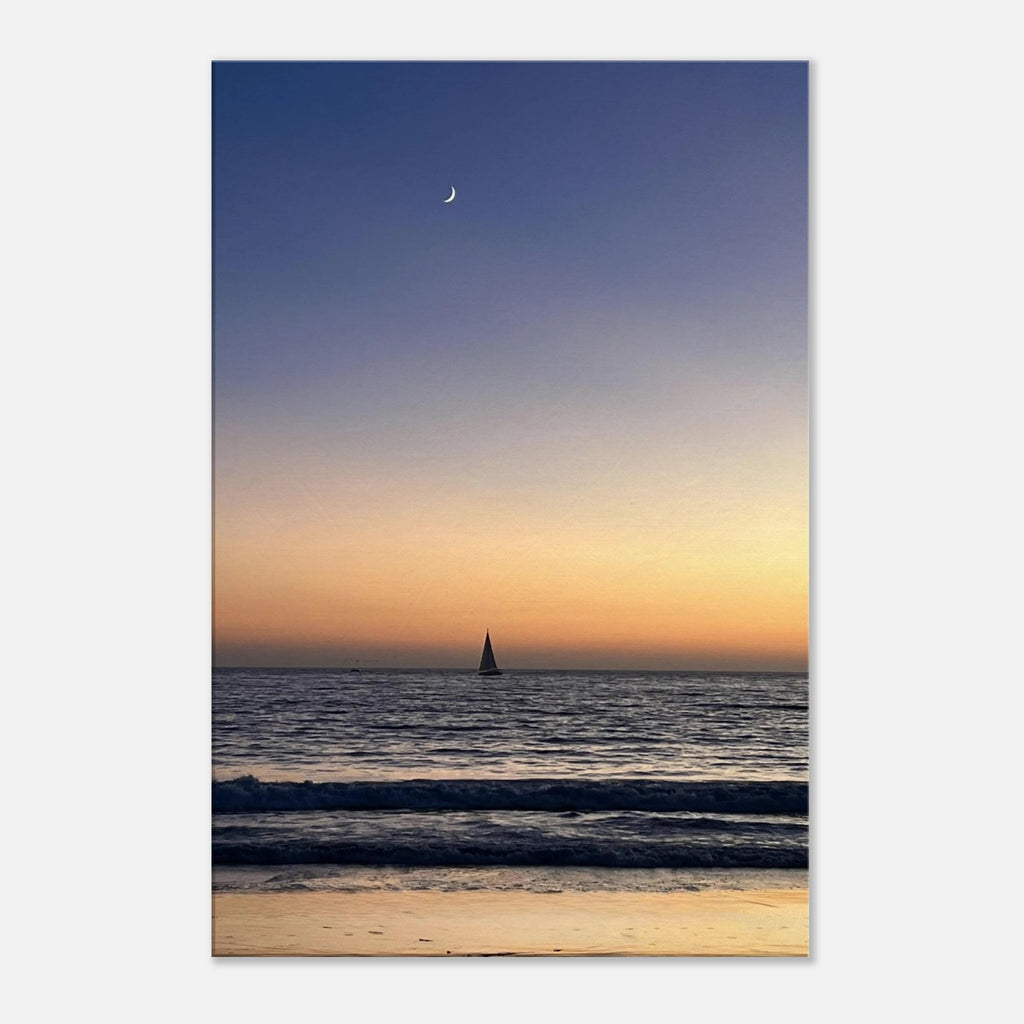 SoCal Fall Sunset canvas print by My Store featuring vibrant sunset colors and California scenery, studio edition holiday 25.