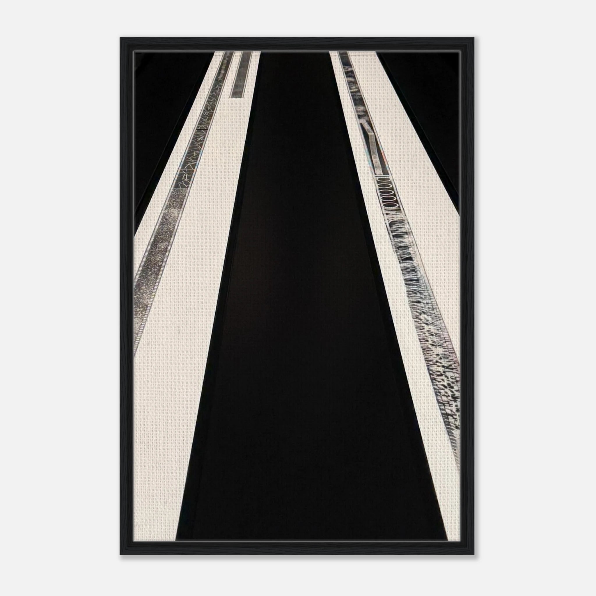 Abstract canvas print from the Travel Collection Studio Edition Spring 2026, featuring vibrant, artistic designs on high-quality print material.