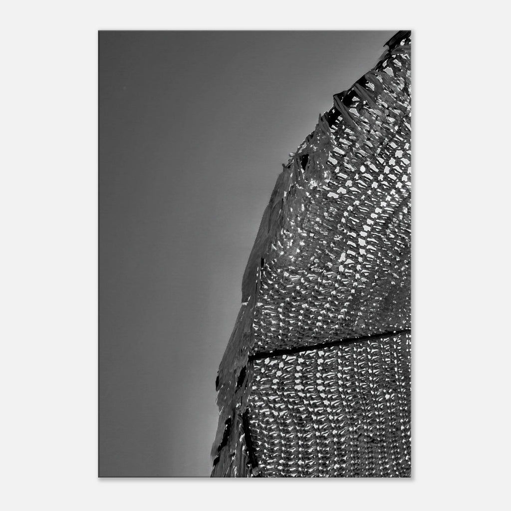 Minimalist black and white abstract canvas wall art from the Architectural Light Study Travel Collection, Studio Edition Spring 2026.