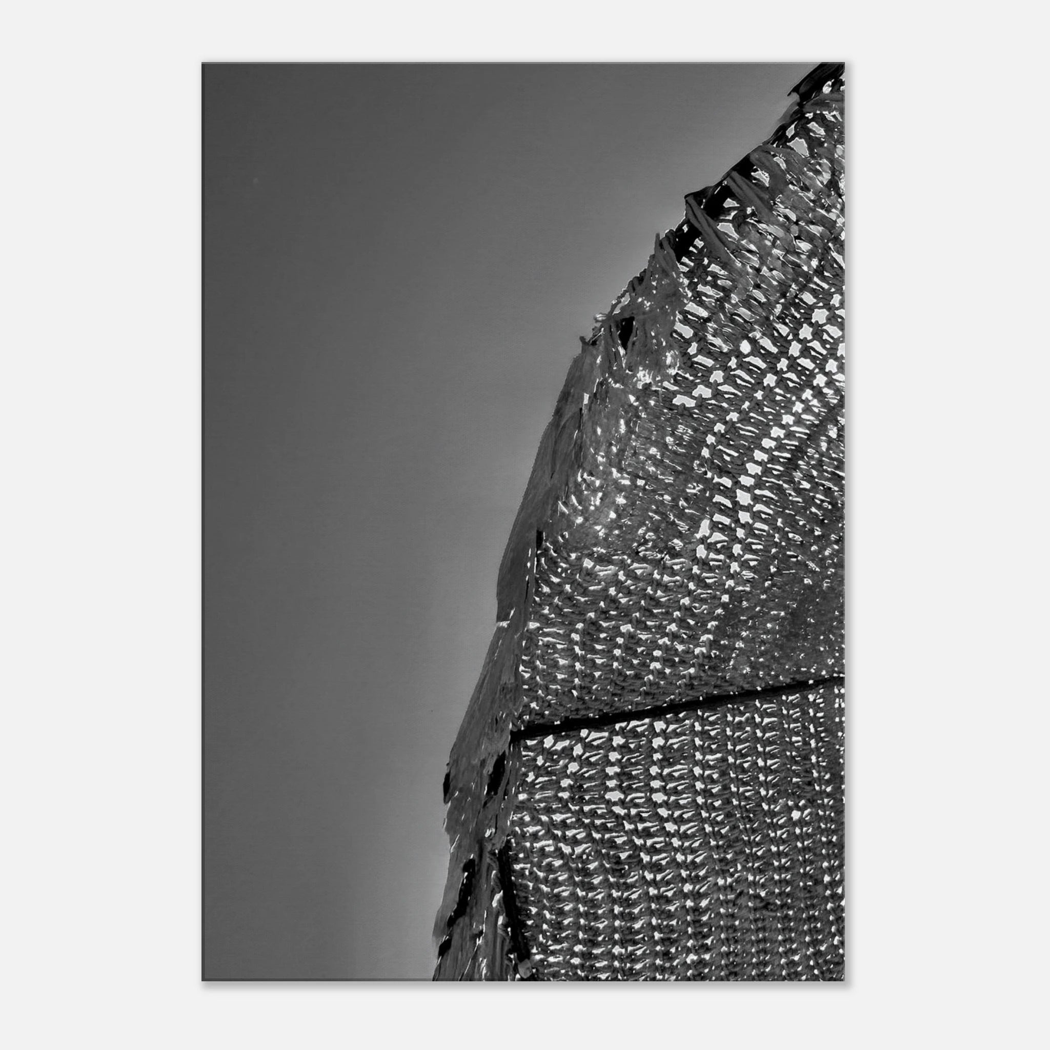 Minimalist black and white abstract canvas wall art from the Architectural Light Study Travel Collection, Studio Edition Spring 2026.