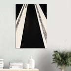 Abstract travel-themed canvas print from the Studio Edition Spring 2026 collection, featuring vibrant colors and modern art design.