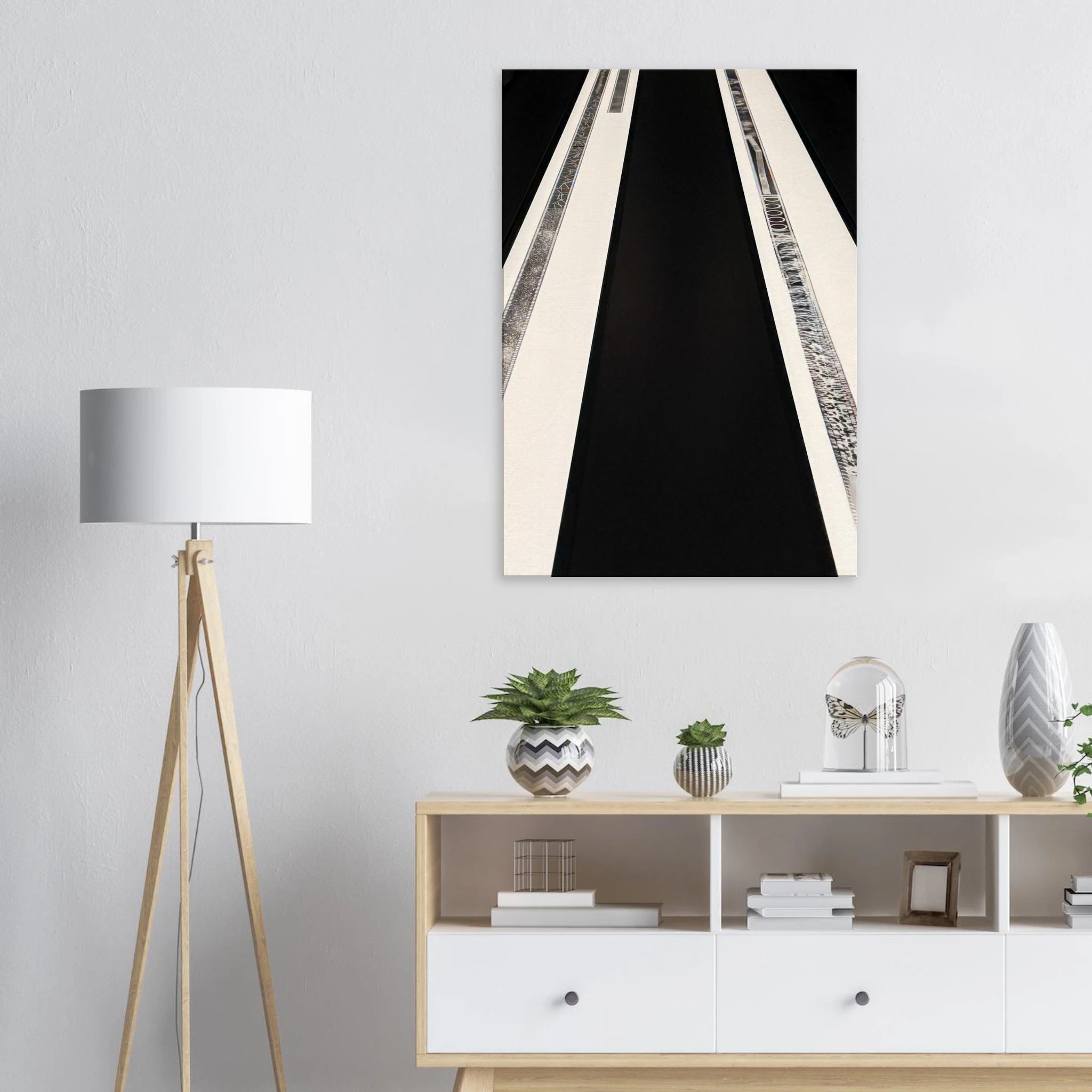 Abstract spring 2026 canvas print from the Travel Collection Studio Edition, featuring vibrant travel-inspired artwork.