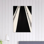 Abstract travel-themed canvas print from the Spring 26 collection, studio edition, showcasing vibrant colors and modern design.