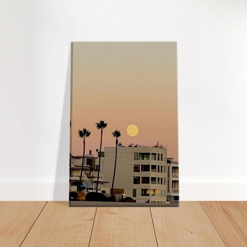 California canvas wall art print featuring a SoCal beach scene, ideal for bedroom wall hanging, by My Store.