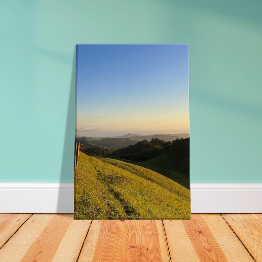 California canvas wall art featuring a Central Coast sunset print, studio edition, showcasing vibrant coastal sunset scenery.