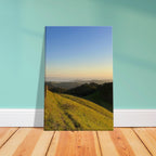 California canvas wall art featuring a Central Coast sunset print, studio edition, showcasing vibrant coastal sunset scenery.