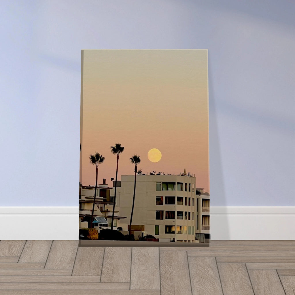 California canvas wall art print featuring Moody SoCal BEACH scene, ideal for bedroom wall hanging, by Studio Edition.