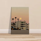 California beach wall art print by My Store featuring a serene SoCal seaside scene on canvas for bedroom decor.
