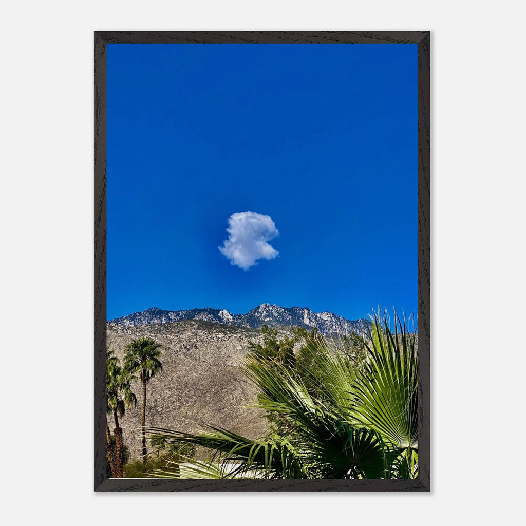 Palm Springs cloud-mounted wooden framed poster showcasing California scenery, spring 2026 studio edition home decor artwork.