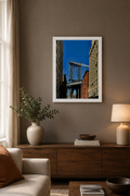 NYC DUMBO Skyline Framed Print | Brooklyn Wall Art