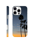 Magical Venice Beach Sunset iPhone case with vibrant sunset print, slim and chic phone cover for summer vibes.