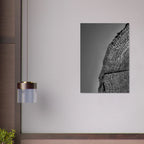 Minimalist black and white abstract canvas wall art print from My Store's Architectural Light Study Travel Collection, Spring 2026.