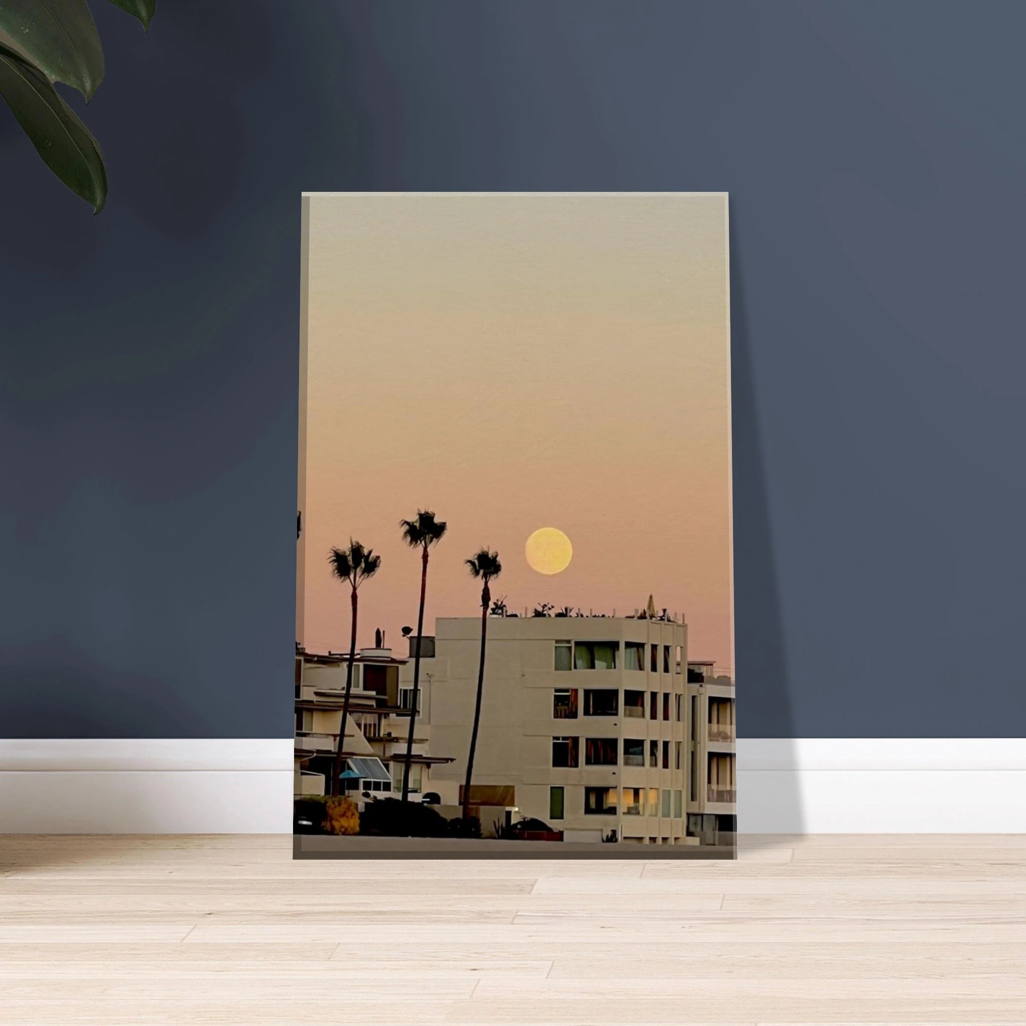 California beach wall art print by My Store featuring a SoCal coastal scene on canvas for bedroom decor.